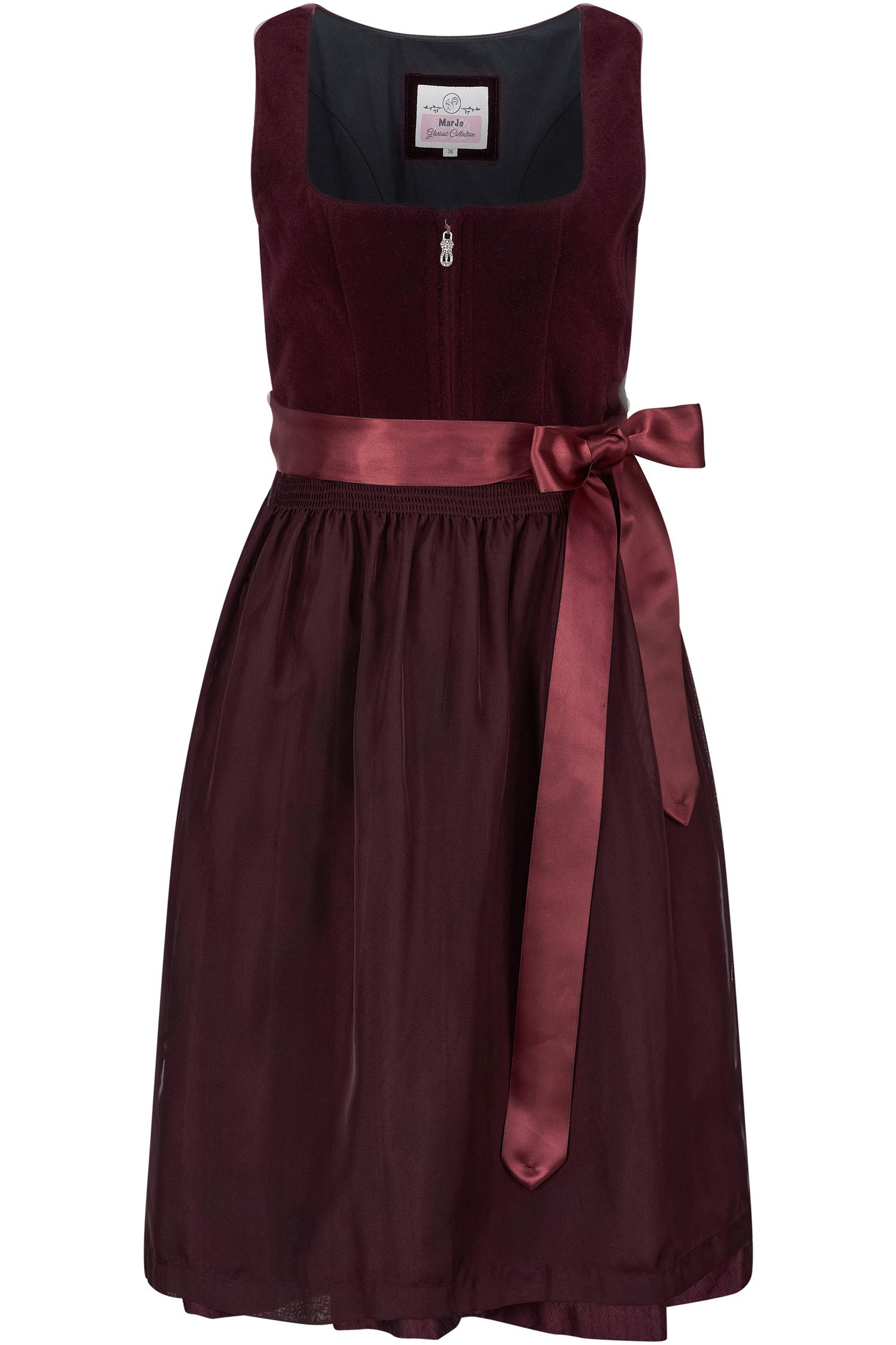 Dirndl Bidingen von MarJo in Pflaume Marjo Dirndl Bidingen in Pflaume